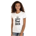 thumbnail image 3 of Educated Black Queen Empowered Womens Slim Fit Graphic Tee Brisco Brands L, 3 of 6