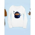 thumbnail image 3 of Scary Hairy Monster Long Sleeve Toddler -Image by Shutterstock,  2 Toddler, 3 of 4