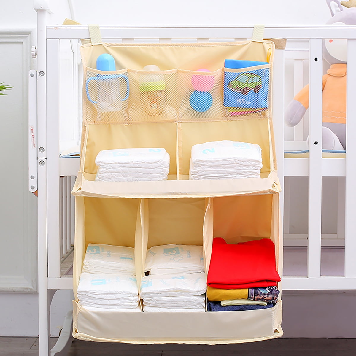 Baby Nursery Organizer and Baby Diaper Caddy Hanging Diaper