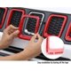 thumbnail image 4 of Parrilla Roja En Abs Para Jeep Compass Mp 2017-2020, 4 of 5