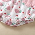 thumbnail image 5 of EnJoCho 2024 Clothing for Baby Baby Girls Straps Pineapple Print Romper Sunsuit Hat Bodysuit Baby Kids Trendy Cute Romper Clothing, 5 of 9