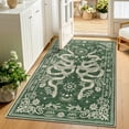 thumbnail image 3 of MJIAexp 3'x5' Snake Area Rugs,Washable Rugs for Living Room,Soft Vintage Bedroom Rug, Botanical Non Slip Ultra Thin Floor Carpet for Dining Room Home Office, 3 of 8