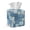 Art Blue Flower Plaid, variant on FKELYI Splatter Sea Turtle Print Squared Tissue Box Cover Tissue Holder Organizer Snap Button Design Facial Paper Holder Cover Faux Leather Home Office Decor