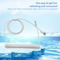 thumbnail image 3 of Mechanical Keyboard Data Cable Type-C to USB Coiled Charging Cable (White), 3 of 6