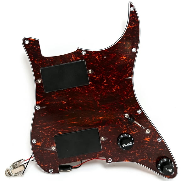 HH Guitar Prewired Loaded Pickguard, with Active Alnico 5 Humbucker Pickup, for Strat Guitar