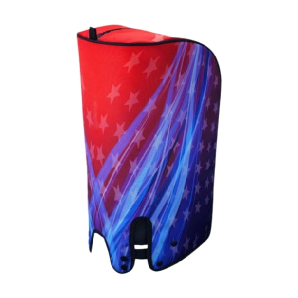 Funda para bolsa de golf, capucha, capa de , protectora, reutilizable, práctica, universal, a prueba de polvo, para golfistas, regalo, accesorio Rojo Azul