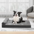 thumbnail image 2 of Cama Ortopédica para Perros Grande con Espuma Viscoelástica Piel Sintética Antideslizante, 2 of 7