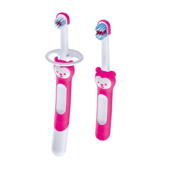 Ensemble d'apprentissage MAM Learn to Brush, fille, 5 mois et plus, 2 unités
