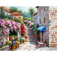 thumbnail image 1 of Diamond Painting (DE1699) Street View 5D DIY Square Mosaic Beadwork (B239) 50x70cm Hugtrwg Para estrenar, 1 of 1