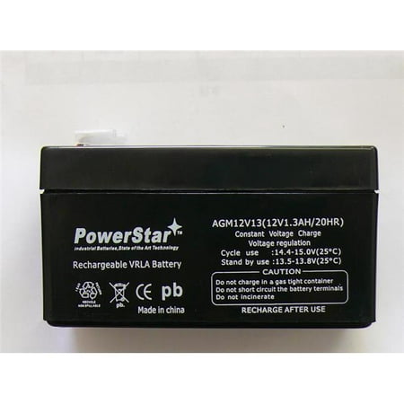 PowerStar AGM1213-34 Sealed Lead Acid Battery 12V, 1. 2Ah UB1213 NP1. 2-1