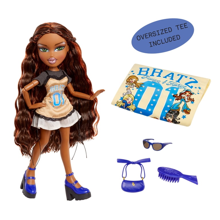 Bratz, Fashion Doll, Sasha, Customizable T-Shirt with Accessories