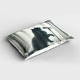 thumbnail image 2 of Ambesonne Cat Pillow Sham, Bath Shadow of a Singing Kitty, 26" X 20", Dark Blue Grey Off White, 2 of 2