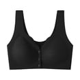 thumbnail image 7 of XuJwPNcy Womens Front Closure Everyday Bras Comfortable Wireless Bralettes V Neck Seamless Bra Wire Free Basic Bras, 7 of 7