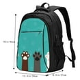 thumbnail image 5 of Balery Cute Cat Paw And Dog Print USB Charging Backpack for Men and Women - Water-Resistant, Anti-Theft Laptop Backpack with USB Port for Travel, Work, School, and College, 5 of 7