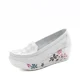 thumbnail image 4 of zapatos de plataforma de cuero para mujer, sandalias con cuña, zapatos informales para mujer, zapatos para madre, chanclas para mujer, zapatillas caladas de verano, 4 of 5