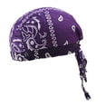 thumbnail image 3 of Bufanda de para hombre, gorra de cáncer, de cabeza preatado, Púrpura Hugo Algodón Unisex Durag, 3 of 6