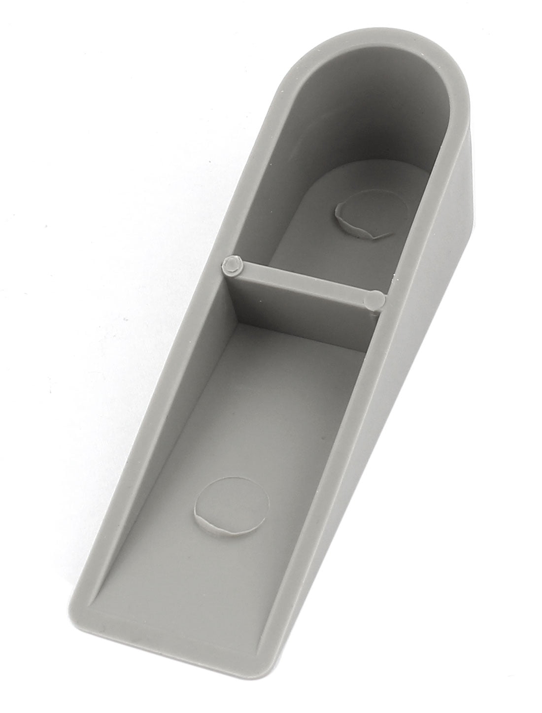 Unique Bargains Rubber Home Door Stop Jam Block Wedge Doorstops Stoppers 2pcs Gray