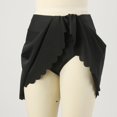 thumbnail image 6 of XIAONU Women's Scalloped Hem Swim Skirt Solid Summer Beach Swim Bottom Skort, 6 of 8