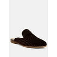 thumbnail image 2 of Ouzini Velvet Textured Slip On Mules, 2 of 11