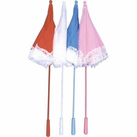 Nylon Ruffle Parasol Adult Halloween Accessory (Best Small Mens Umbrella)