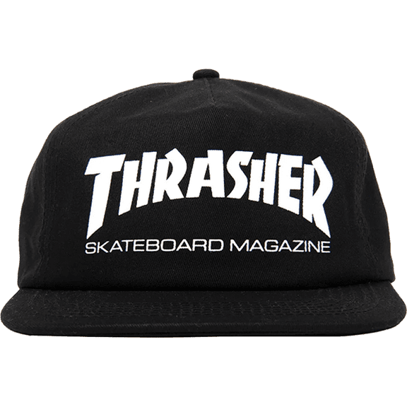 Thrasher Skate Mag Hat Black White