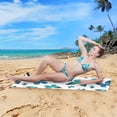 thumbnail image 6 of GZHJMY Watercolor Blue Butterfly Beach Towel Quick Dry Absorbent Bath Towels Sandproof Lightweight Towel for Gym Yoga Sports Swimming - 31x71in Bath Towels, 6 of 7