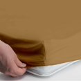 thumbnail image 5 of Camping Cot Mattress 4-Pcs Sheet set 100 % Egyptian Cotton 700 TC Perfect for Narrow Twin/Cot Size/Rv Bunk/Guest Bed/Camping Cot Size - 28" X 75" Color Taupe Solid, 5 of 6