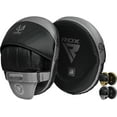 thumbnail image 1 of RDX Boxing Pads Curved Focus Mitts, Maya Hide Leather MARK PRO Hook and Jab Training Pads, MMA Muay Thai Kickboxing Coaching Martial Arts Punching Hand Target Strike Shield, 1 of 9