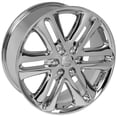 thumbnail image 4 of OE Wheels FR76 22 Inch Rims and Tires Fit F-150 Style 6x135 22x9 Chrome - Hollander 3918 - TS-57 RT 33x12.50/22 (Set of 4), 4 of 5