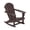 Dark Brown, variant on Costaelm Outdoor Patio Rocking Chair, All-Weather HDPE Patio Rocker with Wide Armrests for Porch, Lawn & Garden, Navy Blue