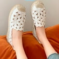 thumbnail image 5 of ZTTD Fashion Espadrilles Shoes Breathable Casual Shoes Newest Women Flat Shoes White, 5 of 8