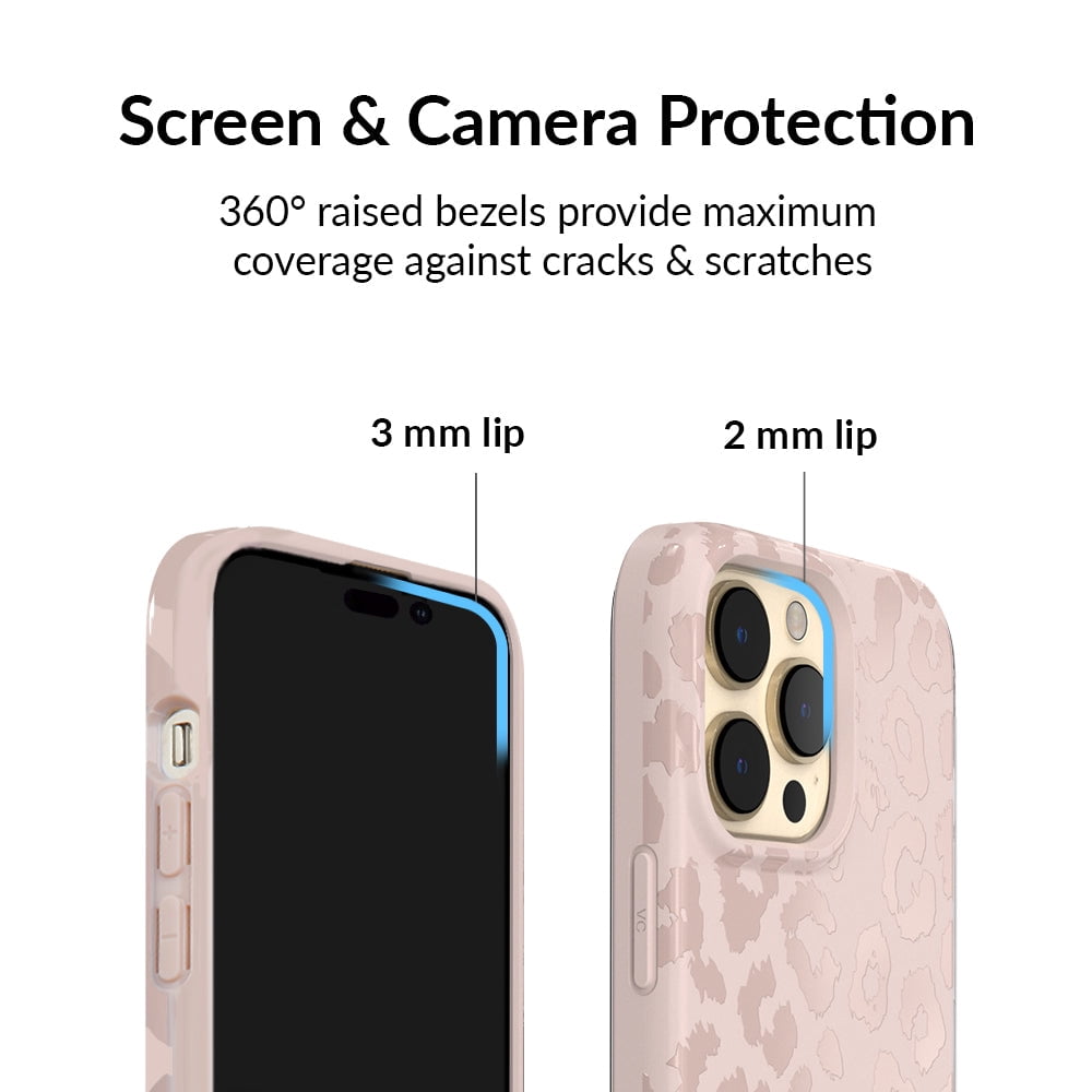 VELVET CAVIAR for iPhone 14 Pro Case Compatible with MagSafe - Cute Protective Phone Cases for Women - Nude Leopard Cheetah Animal Print