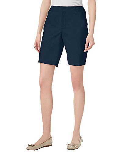Charter Club Twill Shorts Womens 4 Blue shorts MSRP $49 - Walmart.com