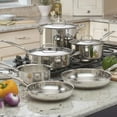 thumbnail image 3 of Cuisinart Chef's Classic Stainless Steel 10 Piece Cookware Set (77-10), 3 of 6