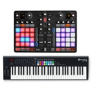 Hercules P32 DJ USB MIDI DJ Mixing Controller w/32-Pads+Novation 61-Key Keyboard