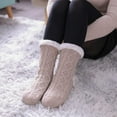 thumbnail image 5 of Womens Slipper Socks Winter Warm Fleece Lined Socks Cozy Soft Thick Fuzzy Non Slip Indoor Christmas Socks, 5 of 6