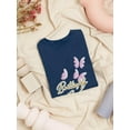thumbnail image 3 of Butterfly Girl Shaped T-Shirt Women -Image by Shutterstock, Female Medium, 3 of 4