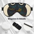 thumbnail image 4 of Xecao Owl with Mandala for Soft Fluffy Sleeping Blindfold, Nap eye cover tailored for the utmost comfort for girls, women, kids, and adults., 4 of 7