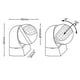 thumbnail image 3 of Motion Sensor 220v~240v Motion Automatic Infrared Switch Degree Sensor Rotating Timer 180 Outdoor PIR Light Indoor, 3 of 5