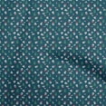 thumbnail image 1 of oneOone Cotton Flex Teal Blue Fabric Christmas Quilting Supplies Print Sewing Fabric By The Yard 40 Inch Wide, 1 of 5
