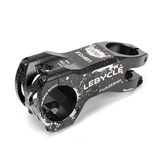 Vástago de bicicleta de montaña DYNWAVEMX 31,8mm 70mm de aleación de aluminio Negro