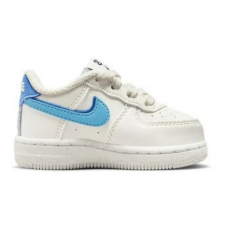 Toddler s Nike Air Force 1 LV8 2 Sail Blue Chill Medium Blue DV0753 100 5 Walmart