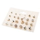 thumbnail image 5 of Juego de Aretes de Cristal Sunnimix para Mujer y Niña Oro, 5 of 8