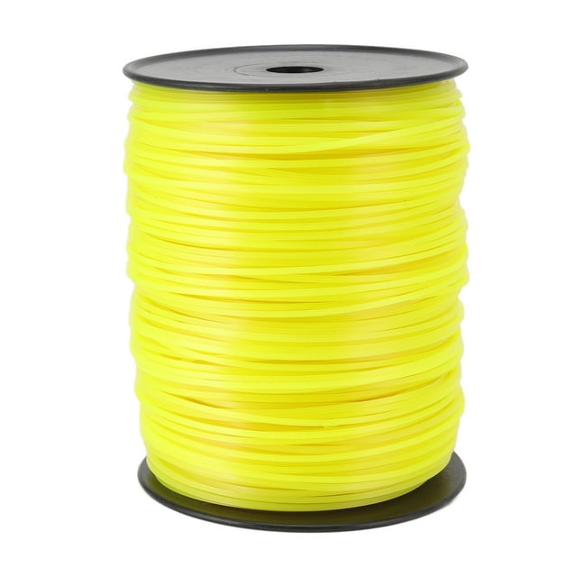 3mm String Trimmer Line Quadrate Trimmer Line Lawn Mower String Cord for Husqvarna Yellow 300m/984.2ft