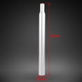 thumbnail image 6 of Lightweight Straight Seat Post Extender Bike Seatpost - Silver 28.6x350, as described, 6 of 6