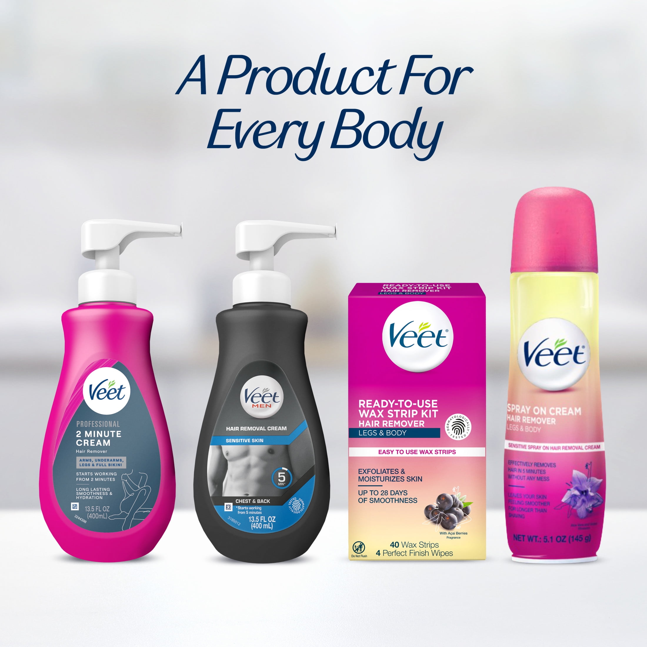 Veet Professional 2 Minute Hair Removal Cream for Women
