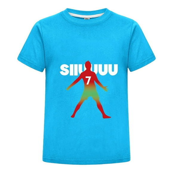 Playera CR7 con Diseño para Niño | Camiseta Casual y Deportiva