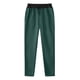 thumbnail image 1 of Pantalones largos de moda para hombre con cordón, cintura elástica, color sólido, pantalones casuales largos de chándal, pantalones para hombre, 1 of 7