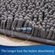 thumbnail image 5 of Alfombra de baño LOCHAS Luxury Shaggy, 60 x 43 cm, color gris, 5 of 7