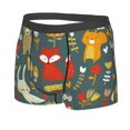 thumbnail image 2 of Bingfone Cute Animal Forest Men'S Underwear - Casual Stretch Boxer Briefs-Medium, 2 of 9